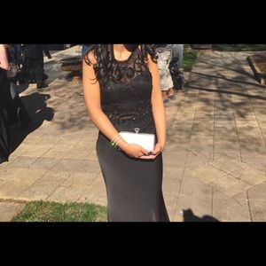 Embellished Black Formal/ Evening Gown